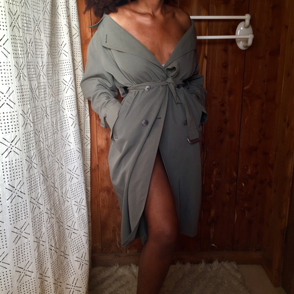 Military Inspired Vintage Luxury Trench